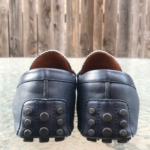 Gucci Men’s leather loafers driver -blue 8.5 US - Picture 3 of 7